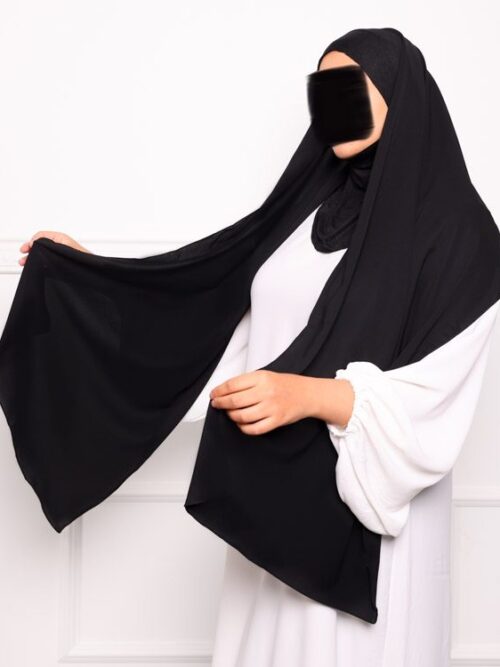 HIJAB CAGOULE INTÉGRÉ À ENFILER Hijab cagoule à enfiler pour femme pas cher mon hijab pas cher